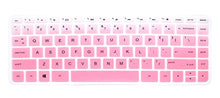 Load image into Gallery viewer, Silicone Keyboard Cover Skin for HP 14-ab 14-ac 14-ad 14-an Series, 14-ab010 / ab166us 14-ac159nr 14-al062nr 14-an010nr / an013nr / an080nr, 14" HP Stream 14-ax010nr, HP ENVY 14-j0 Series (Pink Ombre)