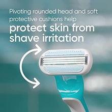 Load image into Gallery viewer, Gillette Venus Tropical Disposable Razors for Women, 3 Count, Designed for a Smooth Shave, Tropical Fragrance Scented Handles