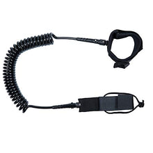 Load image into Gallery viewer, HEYTUR Surfing Surfboard Leash sup Leash Rope Stand up Paddle Board Leash Coil Surf Accessories(Black)