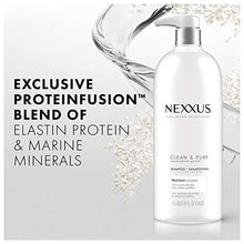Load image into Gallery viewer, Nexxus Clean and Pure Clarifying Shampoo and Conditioner for Nourished Hair With ProteinFusion, Paraben Free 33.8 oz, 2 Pack