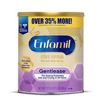 Load image into Gallery viewer, Enfamil Gentlease Sensitive Baby Formula Gentle Milk Powder 27.7oz Can Complete Nutrition with Easy to Digest Proteins, Omega 3 DHA, Iron & Immune & Brain Support (Package May Vary)