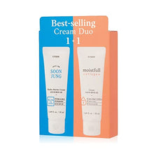 Load image into Gallery viewer, ETUDE Cream Duo Set | Soonjung Hydro Barrier Cream 50ml + Moistfull Collagen Cream 50ml | Full Of Firming Moisture | Gently Soothes Stressed Skin Caused By Dryness | K-beauty