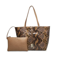 Load image into Gallery viewer, Anne Klein East West Bonded Tote, Snake