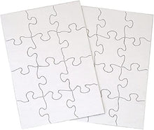 Load image into Gallery viewer, Inovart 12-Piece White Blank Puzzle (2701)