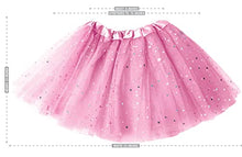 Load image into Gallery viewer, Dress Up Tutu Toddler Girls - Pink Tutu Girl & Purple Polka Dot Tutus Set– Glitter 2 Tulle Skirt – Easter, Birthday Gift, Dressup Trunk, Princess Party, Ballet Dance