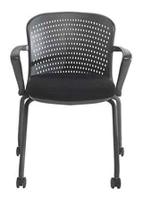 Load image into Gallery viewer, NXO Nesting Chair with Casters in Black (Black)