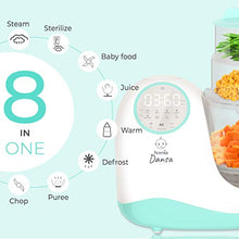 Load image into Gallery viewer, Baby Food Maker Chopper Grinder - Mills and Steamer 8 in 1 Processor for Toddlers - Steam, Blend, Chop, Disinfect, Clean, 20 Oz Tritan Stirring Cup, Touch Control Panel, Auto Shut-Off, 110V Only