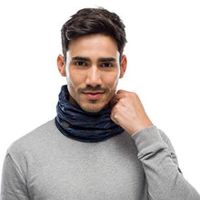 Load image into Gallery viewer, BUFF Standard Lightweight Merino Wool Multifunctional Headwear and Face Mask, Denim Multi, One Size
