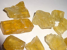 Load image into Gallery viewer, Sublime Gifts - Honey Calcite (Mexico) A Grade Natural Rough Honey Calcite Metaphysical Crystal Healing Gemstones - 10 Piece Set