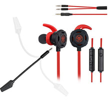 Load image into Gallery viewer, BlueFire Wired Gaming Earphone 3.5 MM E-Sport Earphone Noise Cancelling Stereo Bass Gaming Headphone with Adjustable Mic for PS4, Xbox One, Laptop, Cellphone, PC (Red)