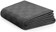 Load image into Gallery viewer, Utopia Bedding Premium Summer Cotton Blanket Queen Grey - Soft Breathable Thermal Blanket - Ideal for Layering Any Bed.