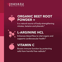 Load image into Gallery viewer, Organic Beet Root Powder for Workout Recovery & Athletic Endurance | with L-Arginine for Nitric Oxide Boost