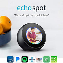 Load image into Gallery viewer, Echo Spot - Smart Alarm Clock with Alexa - Black