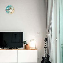 Load image into Gallery viewer, ATEDEANEI Silent Wall Clock 12 Inch Decor Battery Operated Beach Starfish Decorations for Kitchen Living Room Bathroom Office