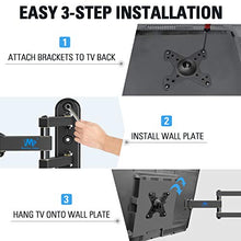Load image into Gallery viewer, Mounting Dream Full Motion Monitor Wall Mount TV Bracket for 10-26 Inch LED, LCD Flat Screen TV and Monitor, TV Mount with Swivel Articulating Arm, Monitor Mount Up to VESA 100x100mm and 33LBS MD2463