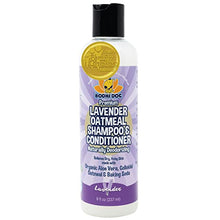 Load image into Gallery viewer, Organic Lavender Oatmeal Dog Shampoo and Conditioner | Hypoallergenic Conditioning Deodorizing Formula for Dogs Cats & Pets | Treatment Wash Soothes Dry Itchy Skin | Aloe for Allergy Relief 8oz