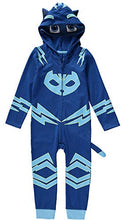 Load image into Gallery viewer, PJ Masks Toddler Boys Catboy Glow In the Dark Costume with 3D Ears and Detachable Tail Blue 2T