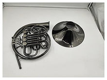 Load image into Gallery viewer, Double French Horn Key B-Flat to F Double-Row Split French Horn Instrument Surface Black Nickel