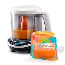 Load image into Gallery viewer, Baby Brezza One Step Baby Food Maker Deluxe – Automatically Steams & Blends Homemade Baby Food – Easy Way to Make Organic Food for Infants and Toddlers - Includes 3 Food Pouches & Filling Funnels