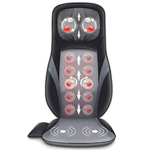 Load image into Gallery viewer, SNAILAX Shiatsu Back Massager with Heat -Deep Kneading Massage Chair Pad with Adjustable Intensity, Shiatsu Chair Massager to Relax Full Body Muscle