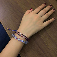 Load image into Gallery viewer, KELITCH Moon-Stone Beaded Bracelets Colorful Hand Woven Strands Bracelets Beach Bangles Jewelry (H0)