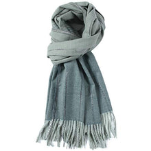 Load image into Gallery viewer, WAMSOFT Winter Warm Chunky Scarfs Shawl, 3X Thick Cold Weather Neck Scarf, Unisex Cashmere Feel Solid Pashmina Scarf, Super Soft Winter Scarf for Outdoor, Green