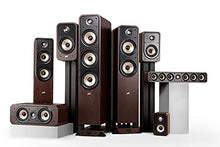 Load image into Gallery viewer, Polk Signature Elite ES30 Center Channel Speaker - Hi-Res Audio Certified and Dolby Atmos & DTS:X Compatible, 1" Tweeter & Two 5.25" Woofers, Dual Power Port for Effortless Bass, Contemporary Walnut