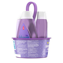 Load image into Gallery viewer, Johnson's Sleepy Time Bedtime Baby Gift Set with Relaxing NaturalCalm Aromas, Bedtime Baby Bath Shampoo, Wash & Lotion Essentials, Hypoallergenic & Paraben-Free, 4 Items