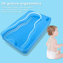 Load image into Gallery viewer, HALLO Baby Bath Sponge Soft Infant Bath Mat Newborn Cushion Odor Free (Blue)