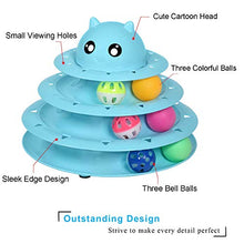 Load image into Gallery viewer, UPSKY Cat Toy Roller Cat Toys 3 Level Towers Tracks Roller with Six Colorful Ball Interactive Kitten Fun Mental Physical Exercise Puzzle Toys