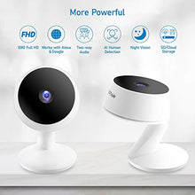 Load image into Gallery viewer, Laview Home Security Camera HD 1080P(2 Pack) AI Human Detection,Include 2 SD Cards,32GB Two-Way Audio,Night Vision,WiFi Indoor Surveillance for Baby/pet,Alexa and Google,Cloud Service (US Server)