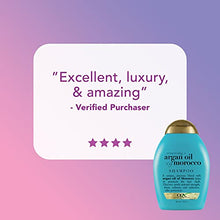 Load image into Gallery viewer, OGX Renewing and Cold-Pressed Argan Oil of Morocco Hydrating Shampoo, to Help Moisturize, Soften & Strengthen Hair, Paraben & Sulfate Free Surfactants, Floral, 52 Oz, Pack of 4