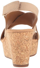 Load image into Gallery viewer, Clarks Women's Annadel Eirwyn Wedge Sandal, Sand, 8.5 M US