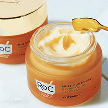 Load image into Gallery viewer, RoC Multi Correxion Revive + Glow Vitamin C Face Moisturizer, Anti-Aging Gel Cream, Hypo-Allegenic & Oil-Free Skin Care, 1.7 Ounce