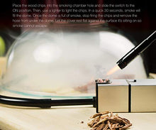 Load image into Gallery viewer, Gramercy Kitchen Company Cocktail Smoker - Includes Wood Chips - Smoking Gun | Smoke Meat, Drink & Food Indoor Infuser | Ultimate Sous Vide Foodie Accessories Gift