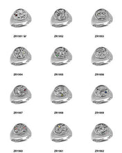 Load image into Gallery viewer, 10K Rose Gold Genuine Emerald May Birthstone Taurus Zodiac Ring (13.5)