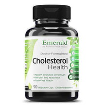 Load image into Gallery viewer, Cholesterol Health - with Flush-Free Niacin, CoQ10, Red Yeast Rice & Garlic - Support Healthy Cholesterol Levels, Heart Health, and Blood Circulation - Emerald Labs - 90 Vegetable Capsules