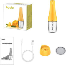 Load image into Gallery viewer, Portable Blender, Smoothie Blender, Personal Size Blender USB Rechargeable Shakes and Smoothies Juicer Cup, with 4000mAh USB Batteries, BPA Free, Protein Juice Blender Mixer (Tritan)