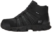Load image into Gallery viewer, Timberland PRO Men's Powertrain Mid Alloy Toe ESD Industrial Hiking Boot, Black Synthetic, 12 M US