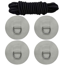 Load image into Gallery viewer, YYST Stand up Paddleboard SUP Bungee Deck Rigging Kit Boat Deck Bungee Kit Deck Rigging Kit Deck Attachment Kit