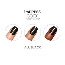 Load image into Gallery viewer, KISS imPRESS Color Press-On Manicure, Gel Nail Kit, PureFit Technology, Short Length, “Petal Pink”, Polish-Free Solid Color Mani, Includes Prep Pad, Mini File, Cuticle Stick, and 30 Fake Nails