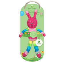 Load image into Gallery viewer, Green Sprouts Animal Friend Rattle Made from Organic Cotton, Orange Fox, 3 Months+