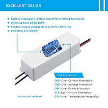 Load image into Gallery viewer, Dimmable LED Driver 12V 60 Watts IP67 Triac Dimming LED Power Supply 110V to 12V DC Transformer 12 Volt 5Amps 60W Small LED Drivers Waterproof