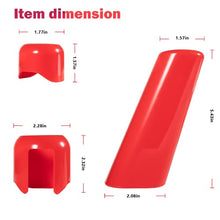 Load image into Gallery viewer, Center Gear Shift Cover,Handbrake Cover and Drive Mode Shift Cover Decoration Kit for Jeep Wrangler JL and Jeep Gladiator 2018-2021 Interior Accessories(Red)