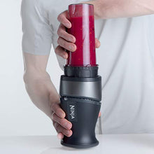 Load image into Gallery viewer, Ninja Personal Blender for Shakes, Smoothies, Food Prep, and Frozen Blending with 700-Watt Base and (2) 16-Ounce Cups with Spout Lids (QB3001SS)