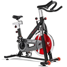 Load image into Gallery viewer, Sunny Health & Fitness Indoor Cycling Exercise Bike with Heavy 49 LB Chrome Flywheel - SF-B1002