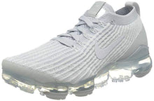 Load image into Gallery viewer, Nike Women's Air Vapormax Flyknit 3 Running Shoes, White/Platinum/Silver, 7