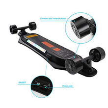 Load image into Gallery viewer, JKING Electric Skateboard Electric Longboard with Remote Control Electric Skateboard,900W Hub-Motor ,26 MPH Top Speed,21.8 Miles Range,3 Speed Adjustment,Max Load 330 Lbs