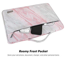 Load image into Gallery viewer, MoKo 15.6 Inch Laptop Sleeve Case Fits 2019 MacBook Pro 16 inch, MacBook Pro 15.4", Surface Book 15 inch, Ultrabook Notebook Carrying Bag for 15.6" Dell HP Acer Chromebook, Pink Gray Marble