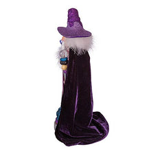 Load image into Gallery viewer, Kurt S. Adler 18" Hollywood Purple Wizard Nutcracker